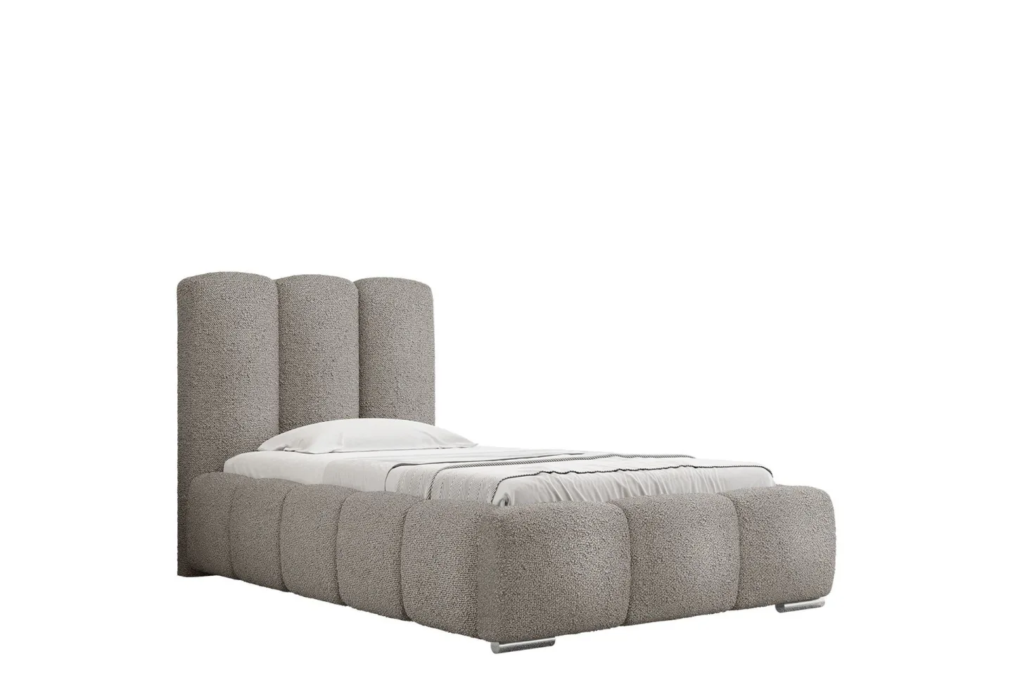 Gioia Sängram med Förvaring 90x200 cm - Grå