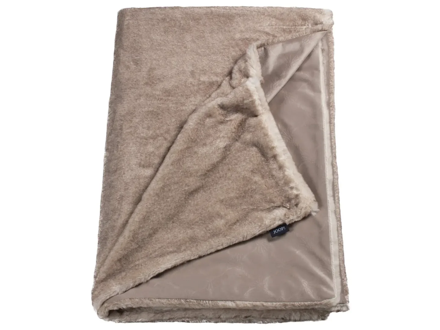 Stoeckel & Grimmler Plaid Fur Natur 170 cm Grau | Schubiger Möbel