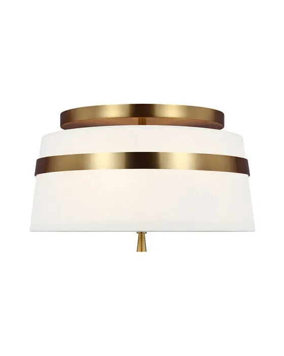 Cordtlandt Small Semi-Flush Mount Brass