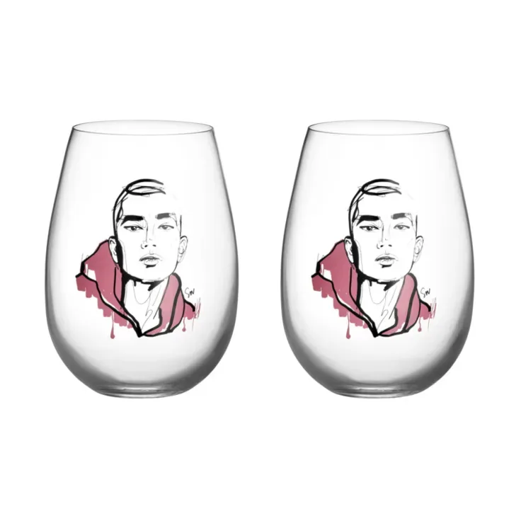 Kosta Boda All about you Trinkglas 57 cl 2er-Pack Close to him