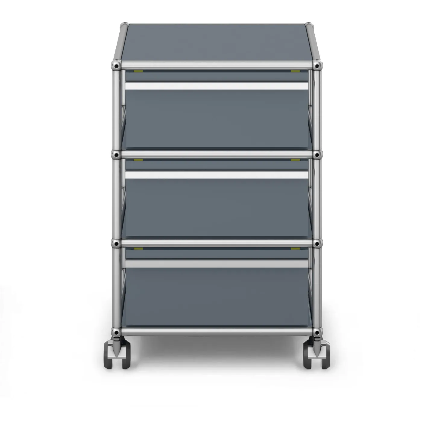 USM - USM Haller Mobile Pedestal M26 USM Mid Gray - Hurtsar - Fritz Haller & Paul Schärer - Grå