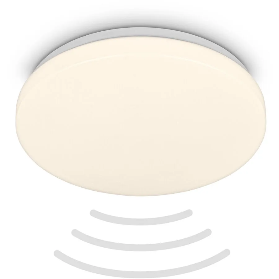 Deckenlampe Telefunken Weiss Kunststoff 27 cm 6.5 cm - LED - Lichtfarbe: Warmweiss - LED Energiesparlampen