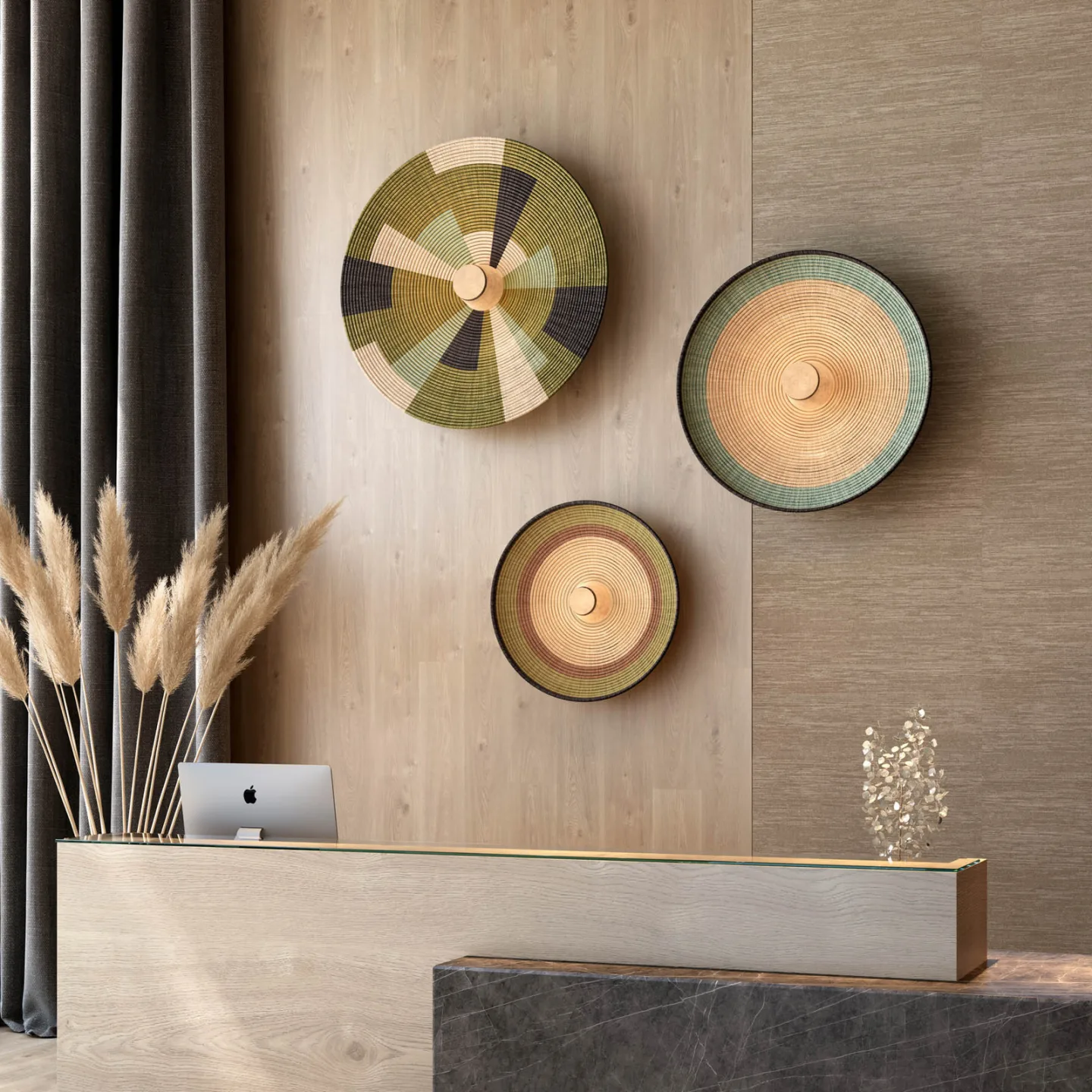 Parrot Wandleuchte L Green - Forestier - Wohnzimmer - Design - Rund