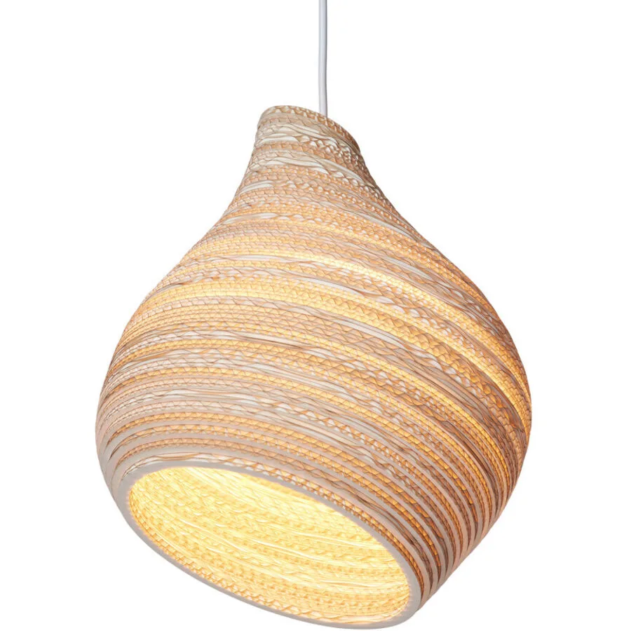 Graypants Pendellampe Hive blonde Karton Ø 30cm E27