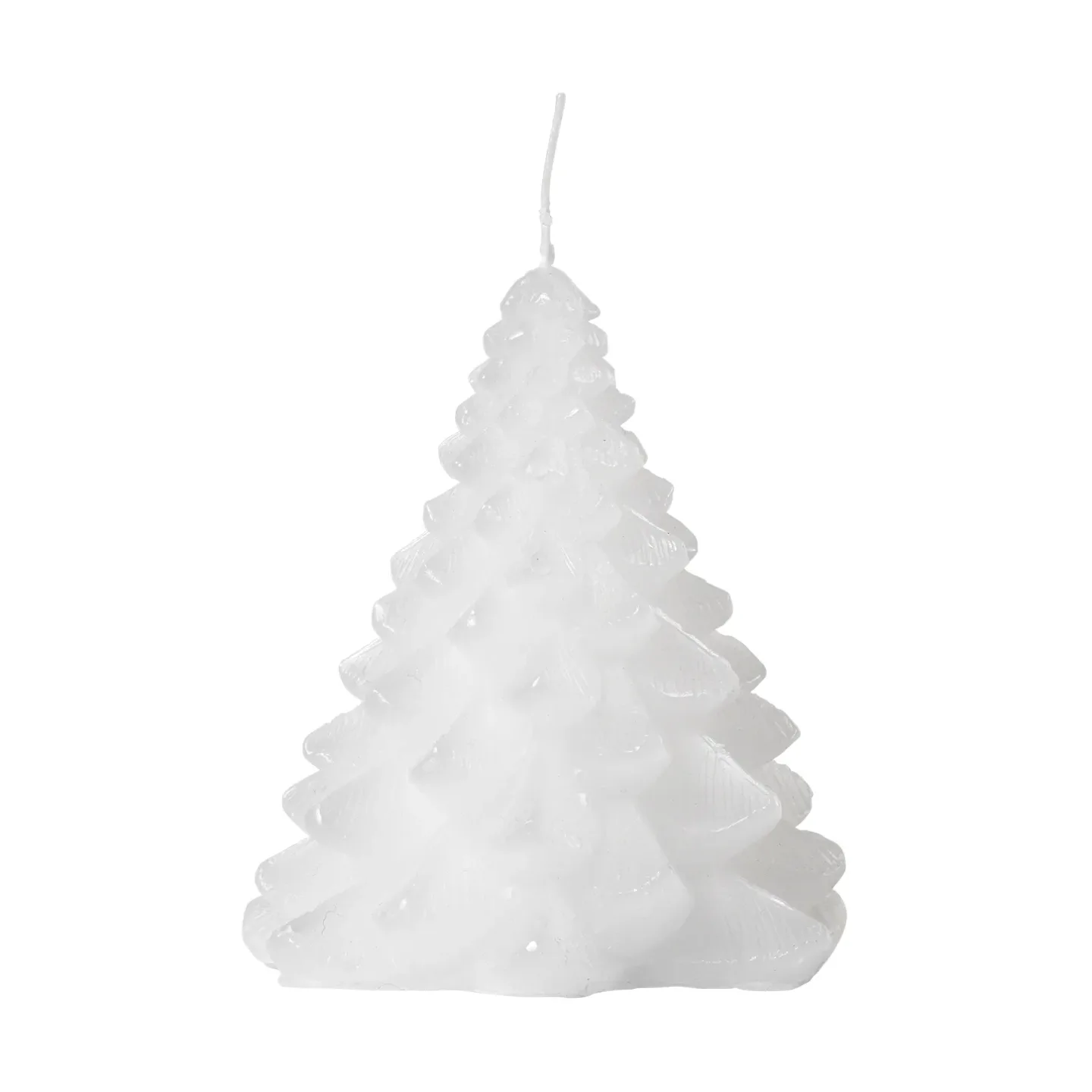 Broste Copenhagen Granny Christmas tree ljus Ø9x10 cm Pure White
