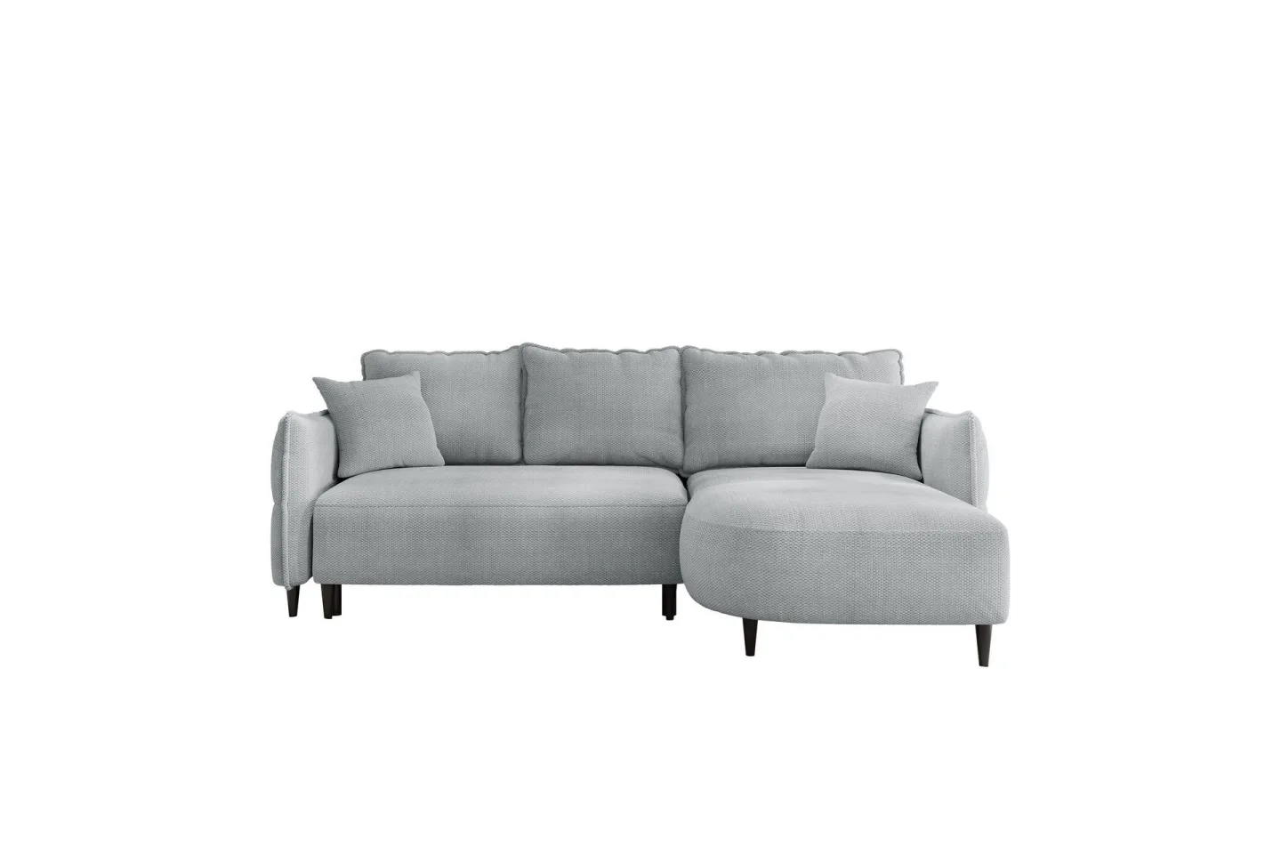 Sycylia Soffa med Divan 3-sits - Ljusgrå