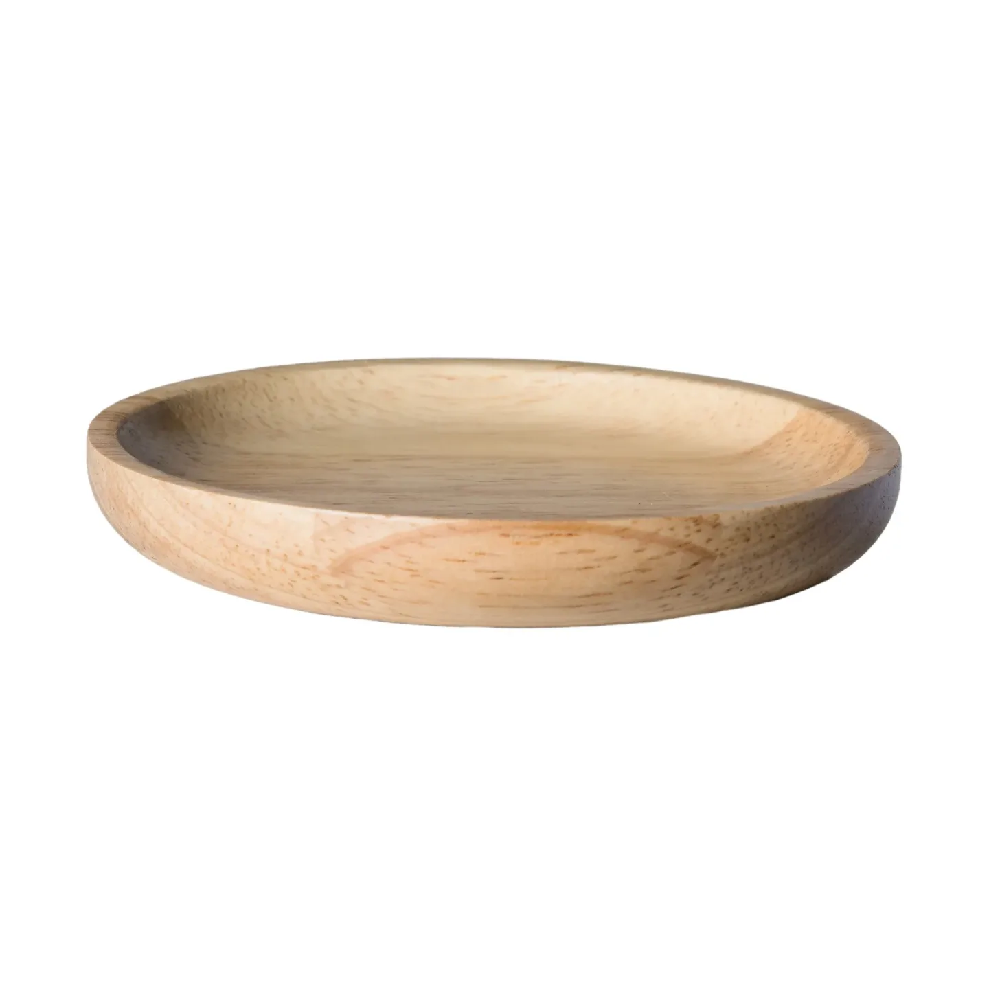 ERNST Ernst Holztablett Gummibaumholz, Ø10 cm