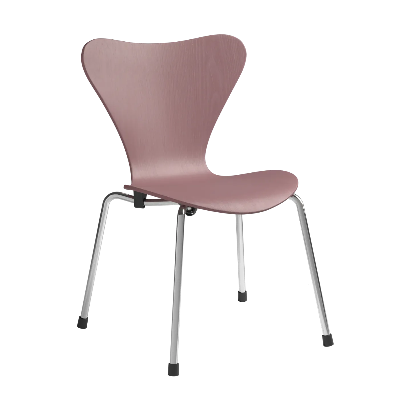 Fritz Hansen 3177 Series 7 Kinderstuhl Wild rose Esche lackiert-Chrom