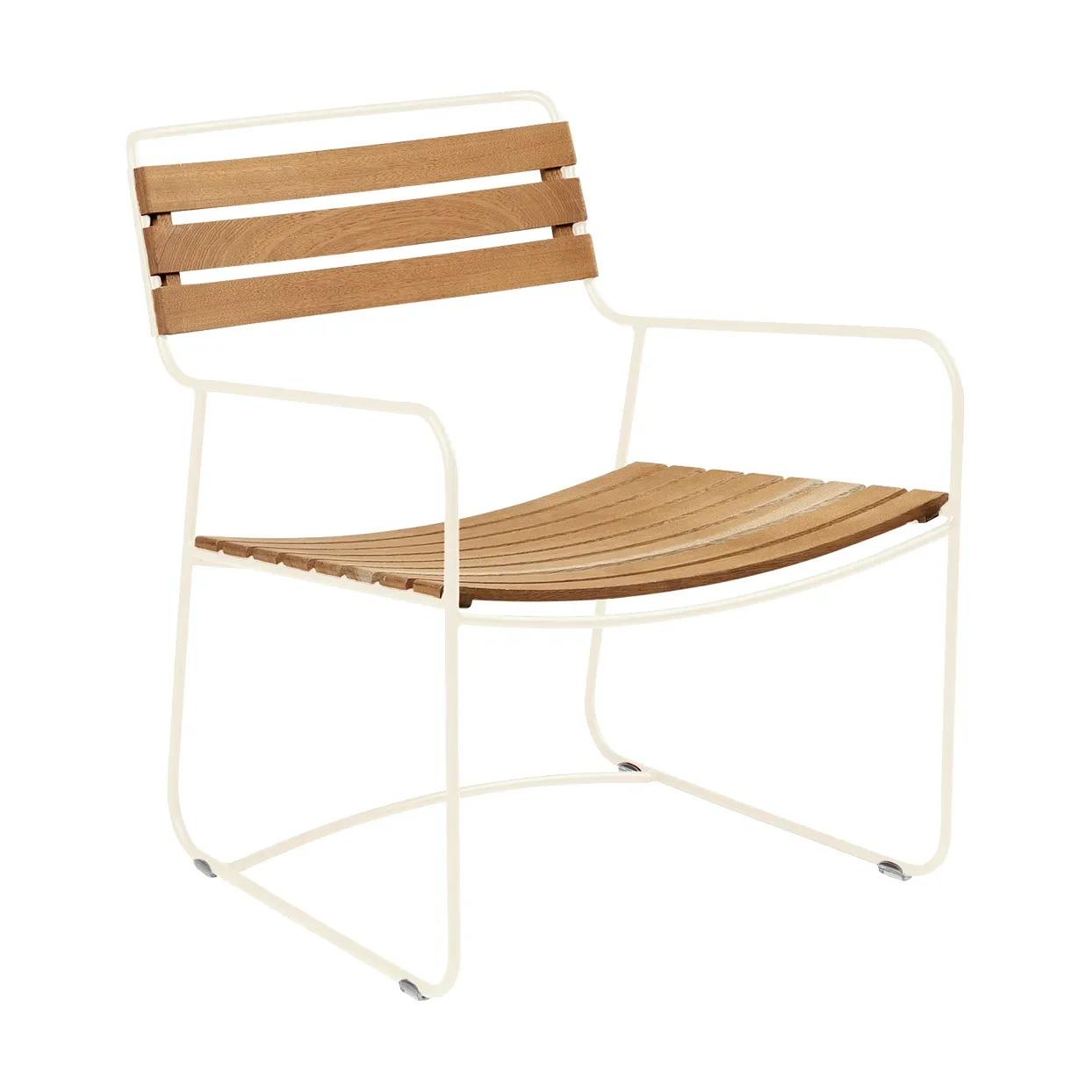 Fermob Surprising Teak karmstol låg Latte beige (beige)