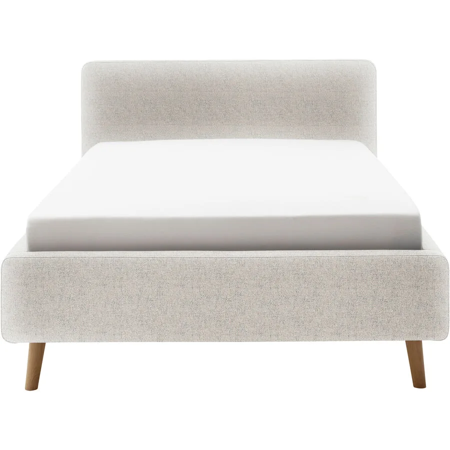 Bett Senja Beige Polyester 140 x 200 cm