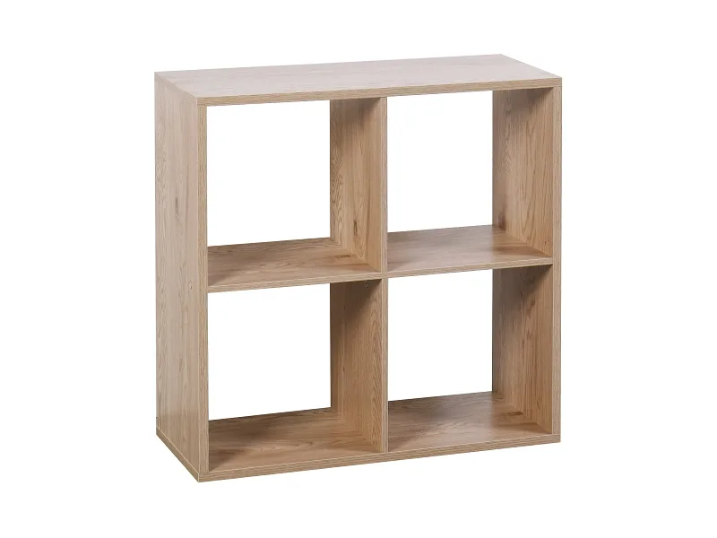 Regal CUBO 29.5x72.7x72.8cm 4 Fächer eiche