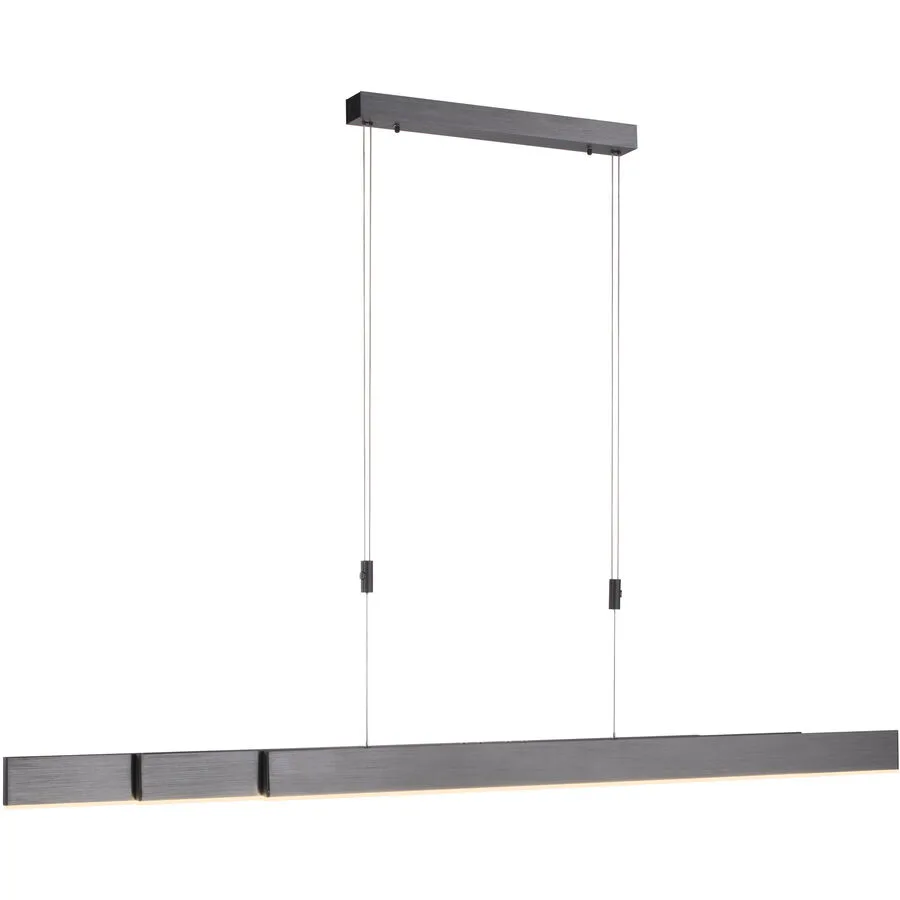Moto LED-Hängeleuchte, platin, dimmbar, CCT - PURE Pure Moto - Wohnzimmer - Modern - Metall - Einflammig
