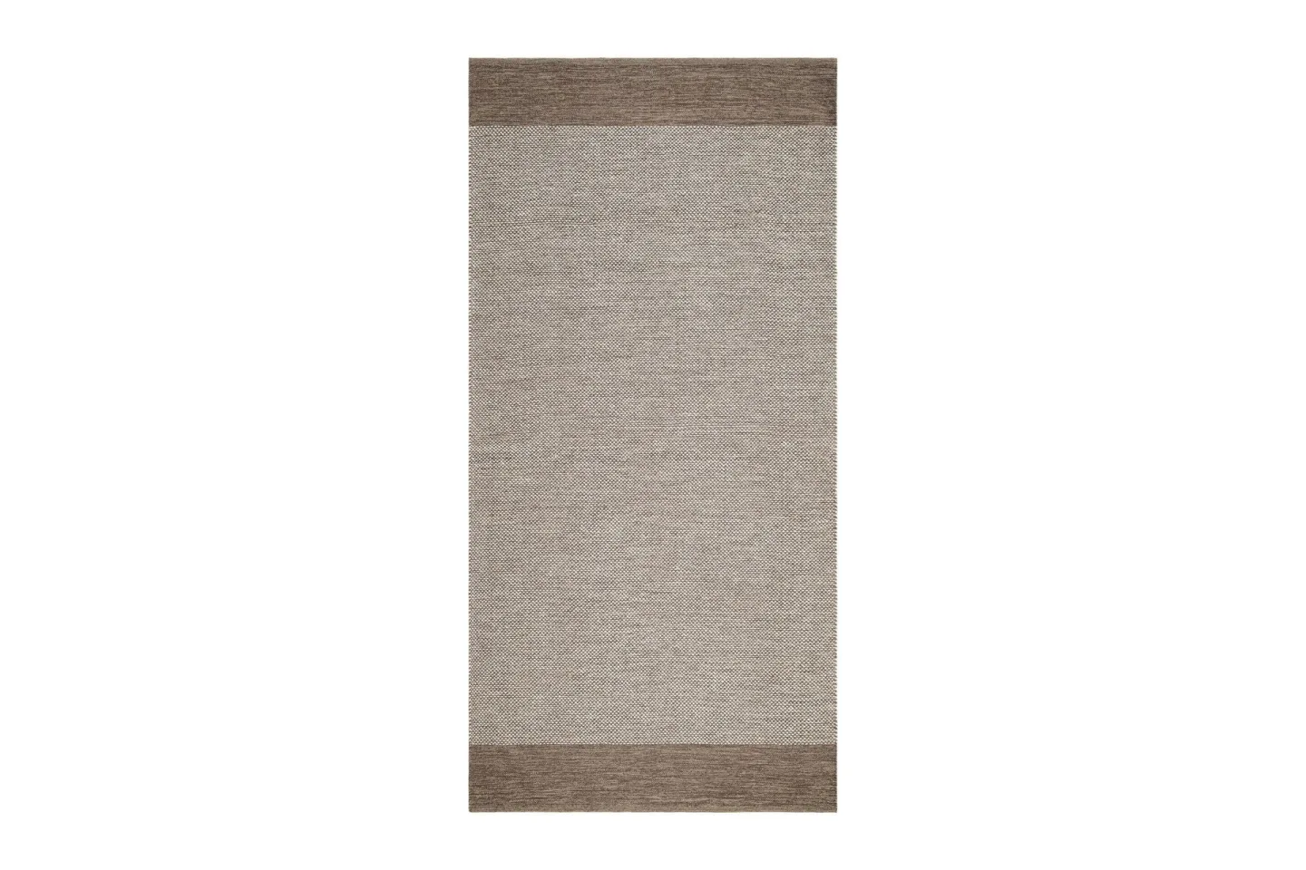 Alva Bomullsmatta 75x280 cm Oval - Mörkbeige