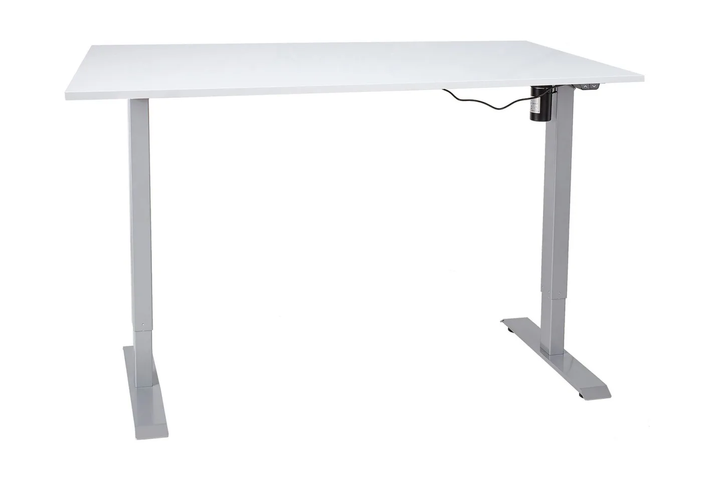 Ergosum 1 Skrivbord 140 cm Höj-och Sänkbar Elektrisk - Gråvit