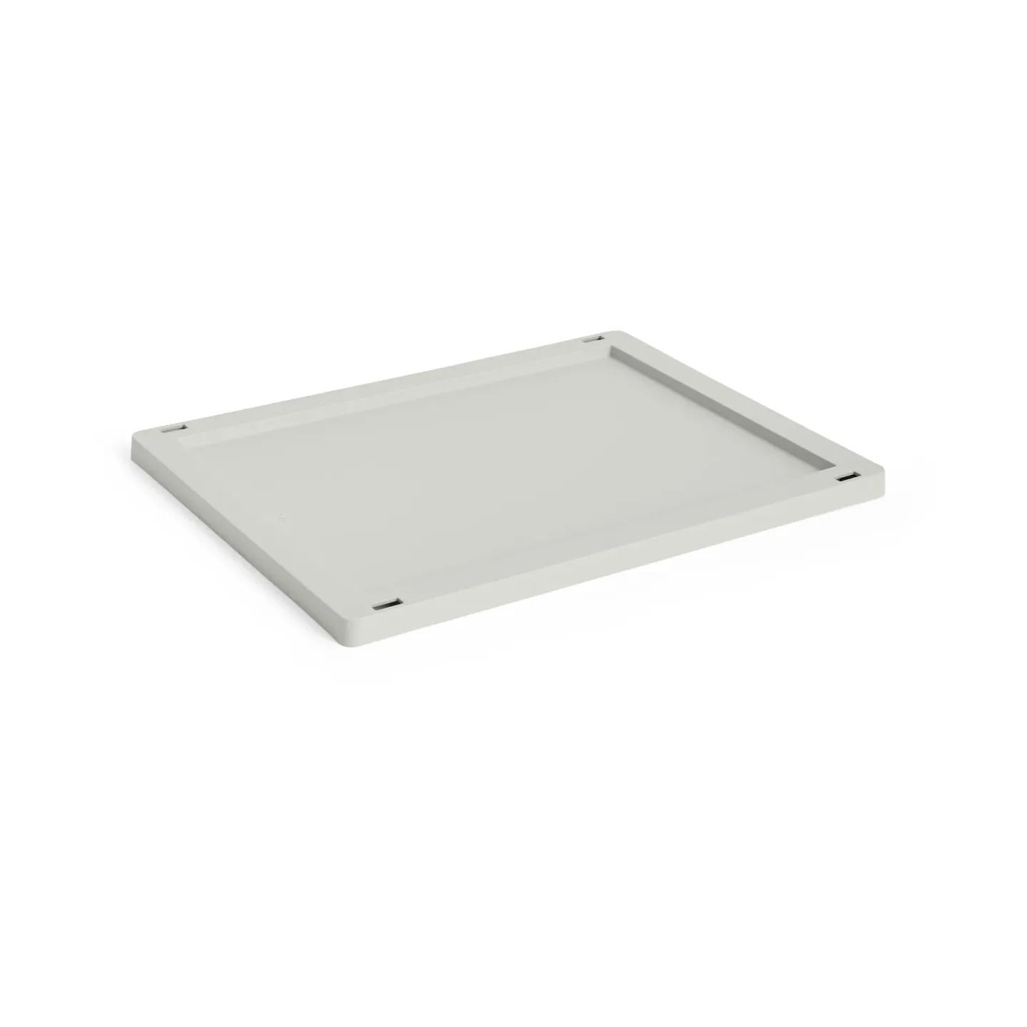HAY Colour Crate lock plastic medium Grey