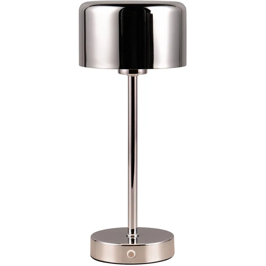 Tischlampe Feliks Silber Metall 30 cm - Farbe: chrom - LED - LED Energiesparlampen