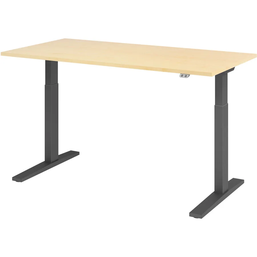 Schreibtisch Office Ahorn Holzwerkstoff B 160 T 80 cm