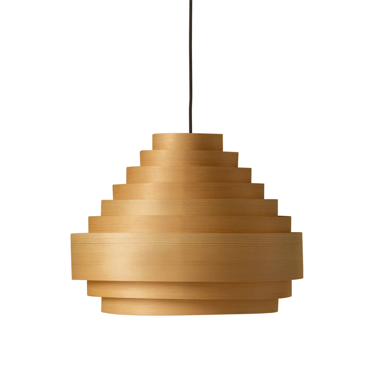 Vaarnii 1001 Hans Pendant Pendelleuchte Matt geölte Kiefer, Ø38 cm
