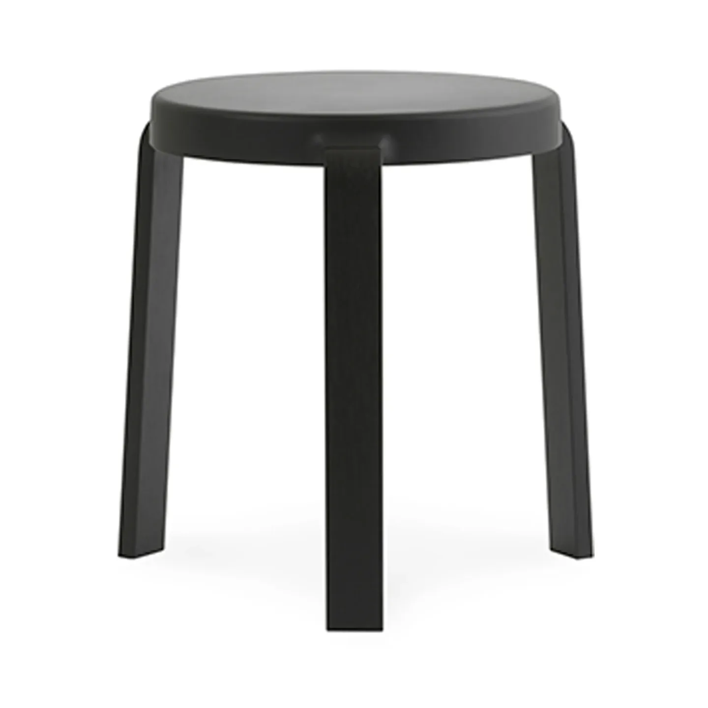 Normann Copenhagen Tap Hocker Black, Schwarze Eichenholzbeine