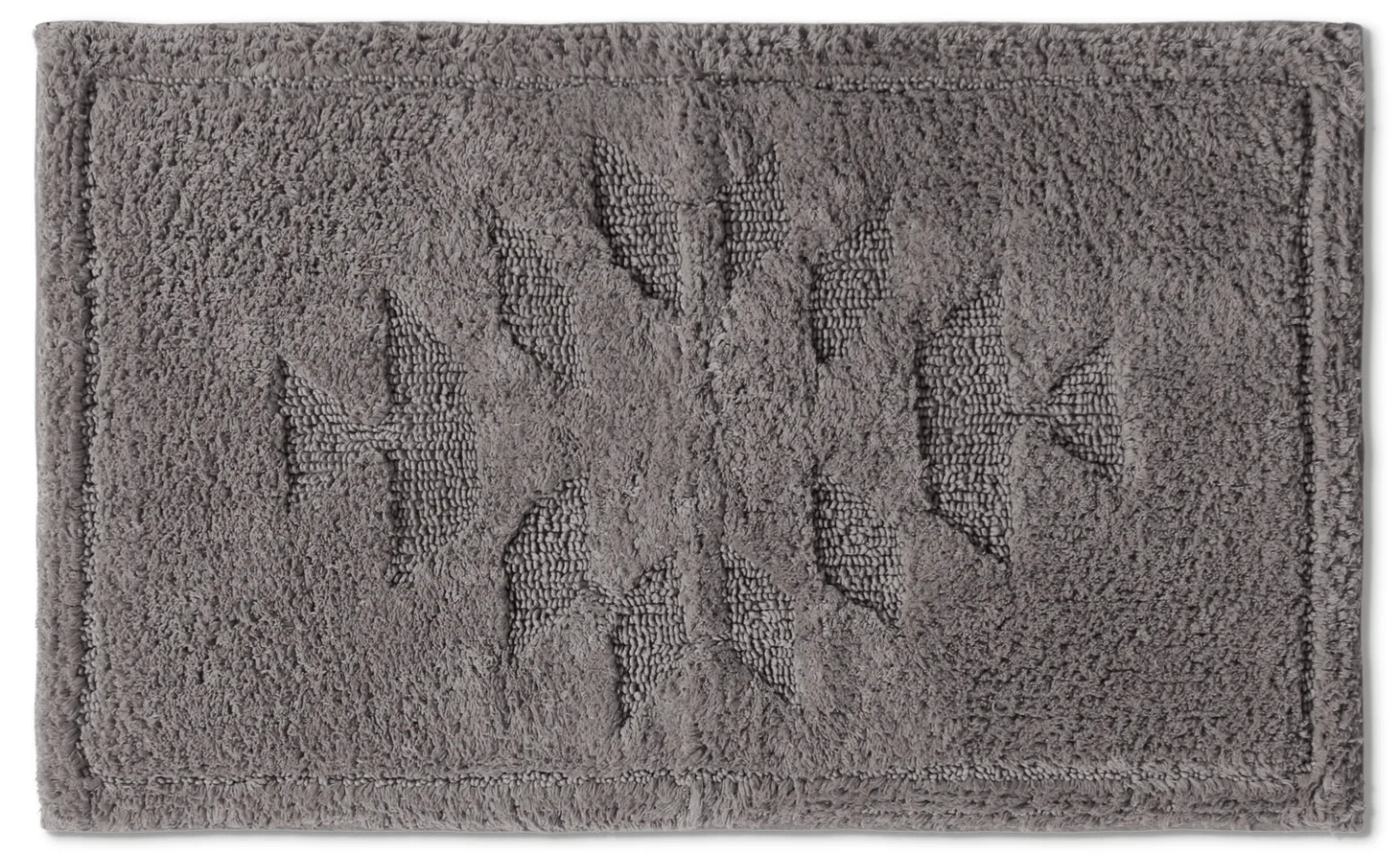 Baderomsmatte - Gertie (mørkegrå) (Størrelse: 50 x 80 cm)
