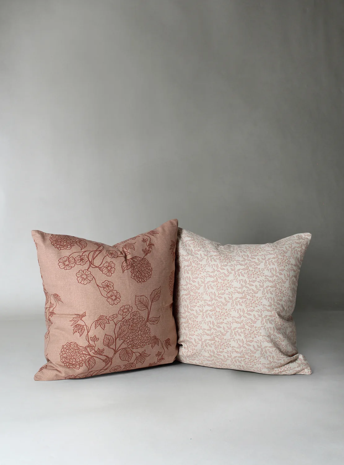 Putetrekk x 2 - Lilja (beige) (Størrelse: 45 x 45)