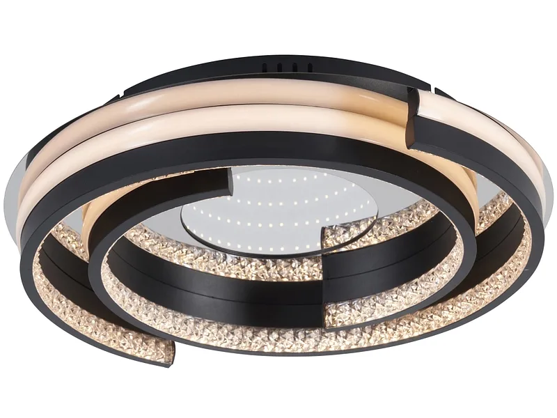Deckenlampe LED SISKA 40cm 24W schwarz