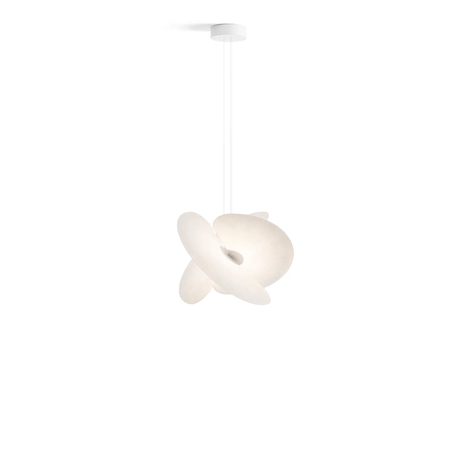 Luceplan - Levante - Small Ø64 cm - Pendellampor - Marco Spatti - Vit