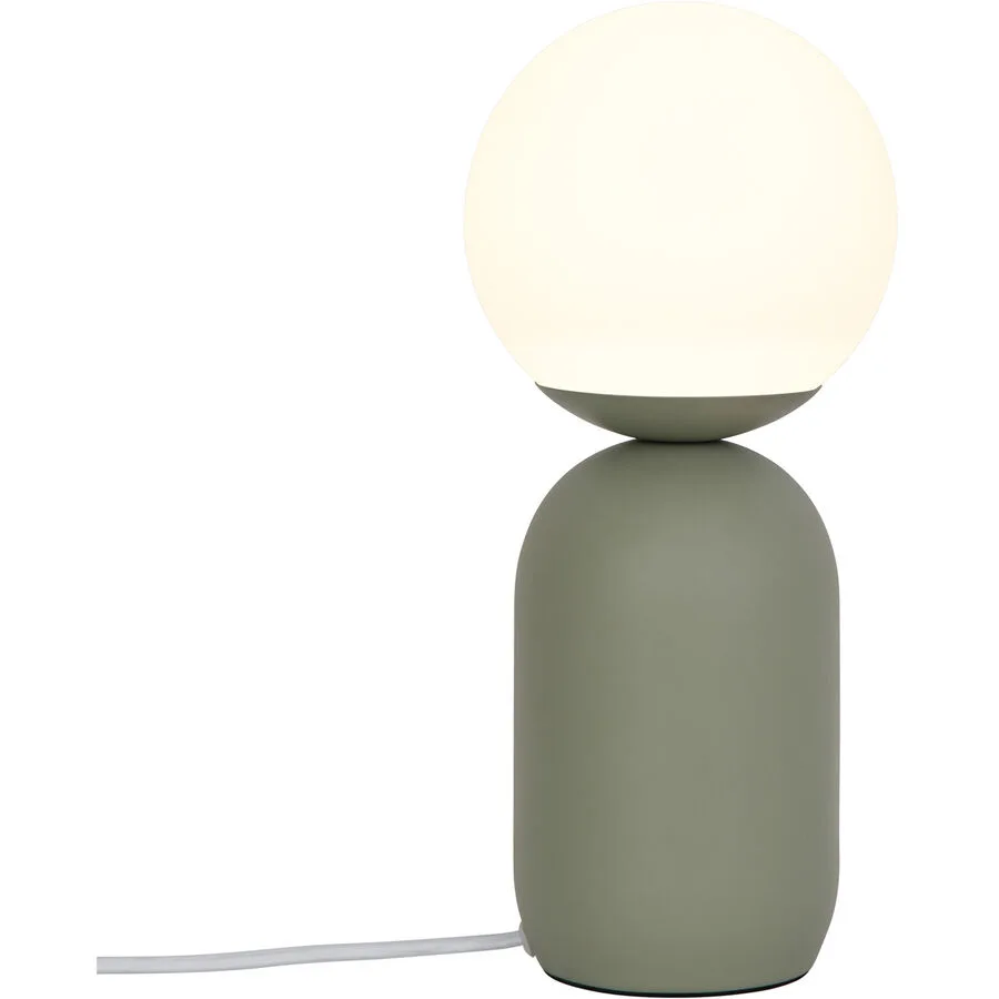 NORDLUX Tischlampe Notti Grün Metall B 15 cm H 34.5 cm - Tischlampe