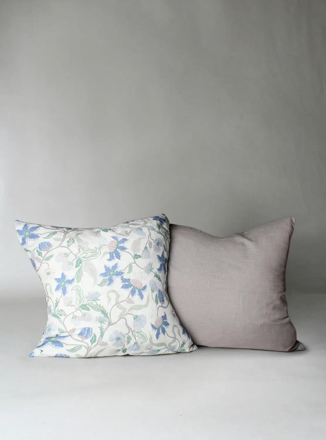 Putetrekk x 2 - Sollan (grønn) (Størrelse: 45 x 45 cm)