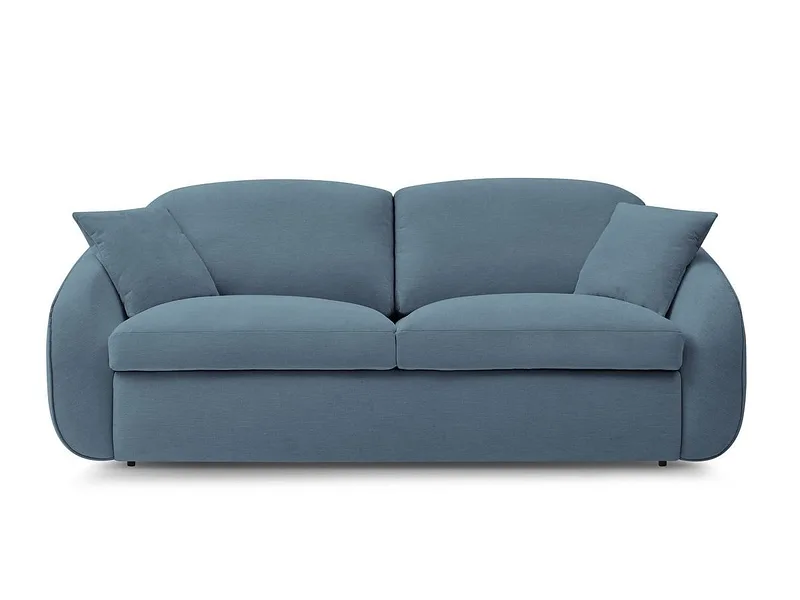 3er Sofa BOBOCHIC CEZANNE Stoff hellblau