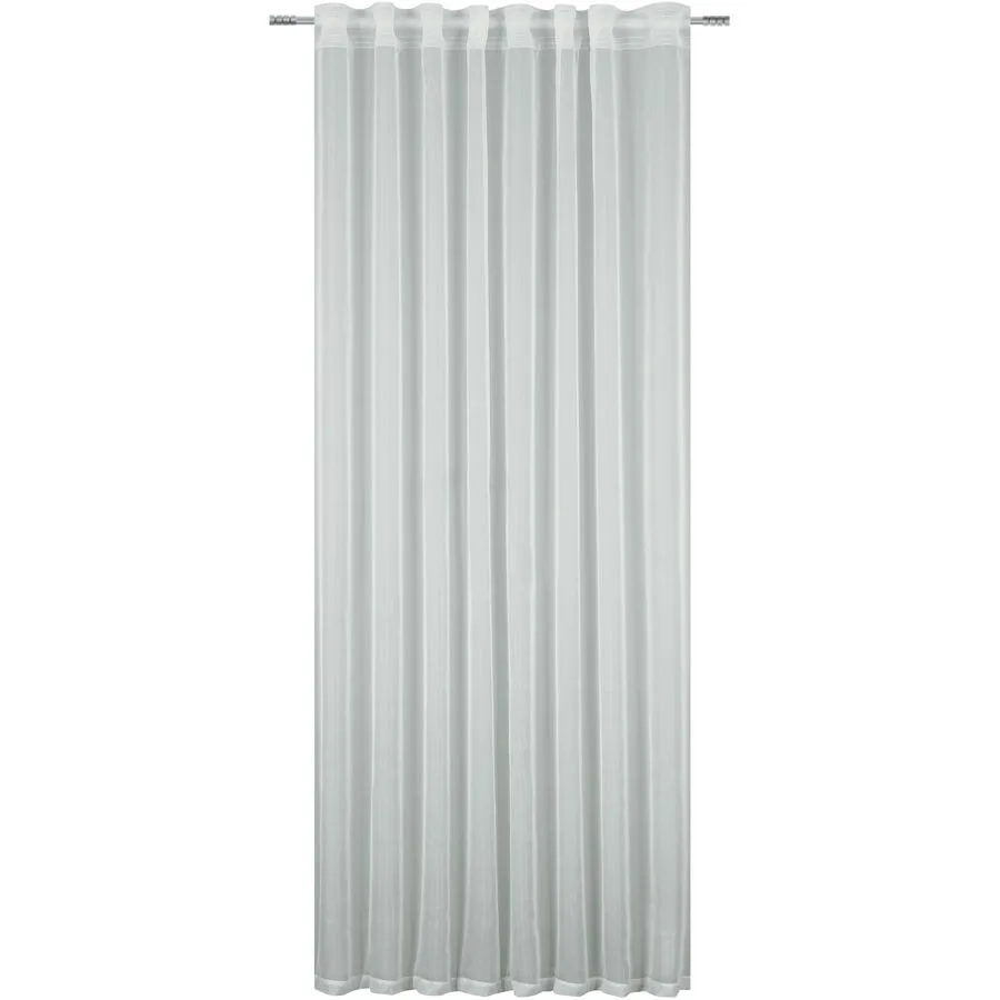 Fertigvorhang Voile Mia 135x260cm silber - Material: 100% Polyester