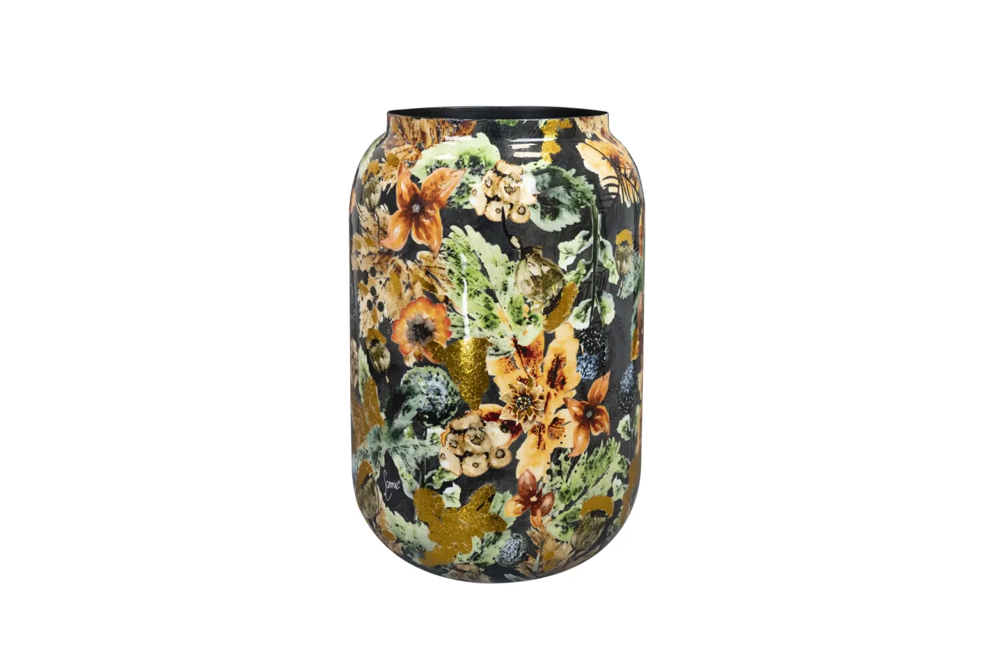 Decofinder Vase Berry, Metall, Bunt H: 42 cm | Schubiger Möbel