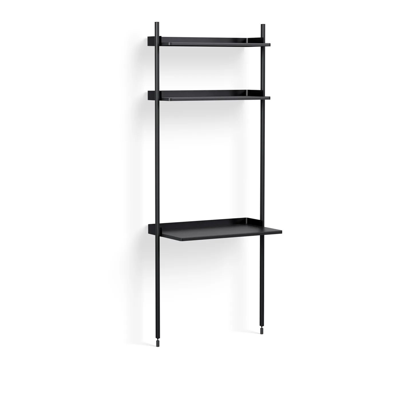 HAY - PS 11 1 - Black Anodised Profiles - Hyllor & Hyllsystem - Ronan & Erwan Bouroullec - Svart - Metall