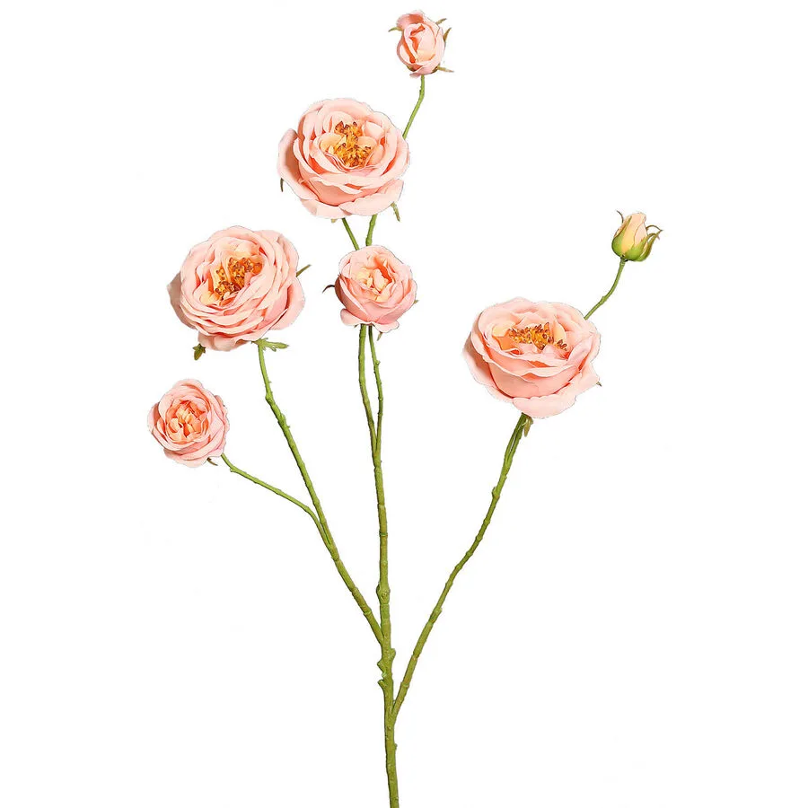 Kunstblume Flower Orange Kunststoff 96 cm - Farbe: pfirsich