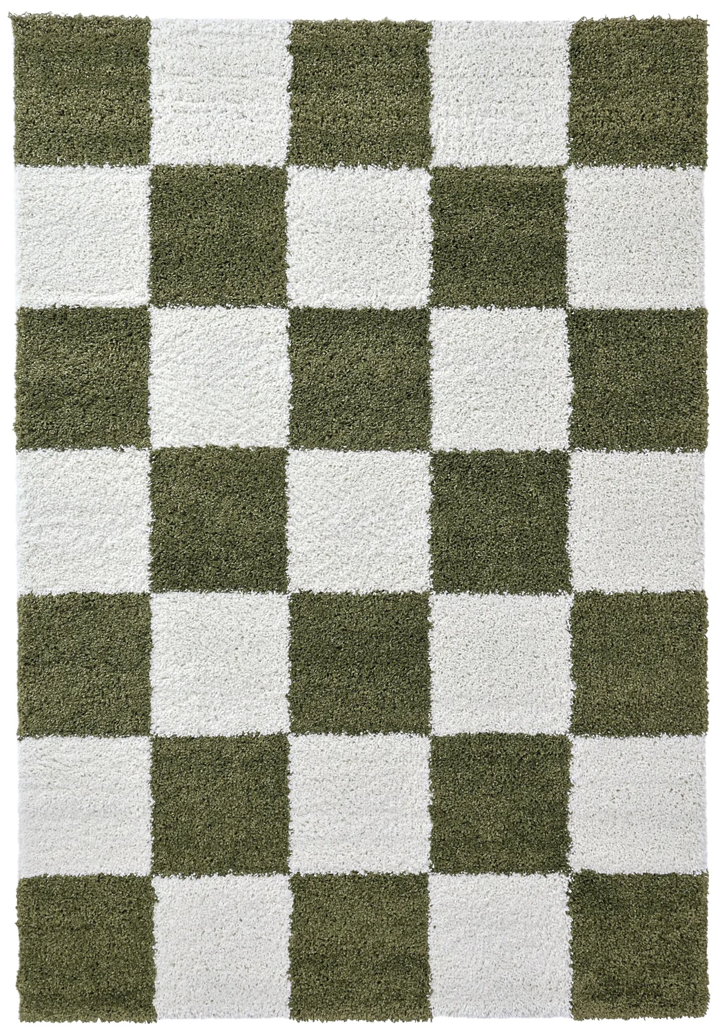 Ryetepper - Gordes (grønn/hvit) (Størrelse: 200 x 290 cm)