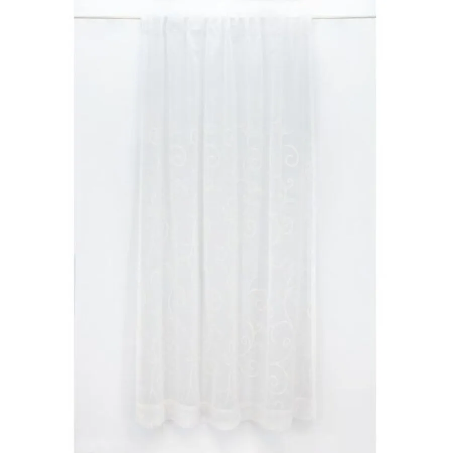 Mary rose Vorhang Laura Off-white Polyester B 135 cm Transparent