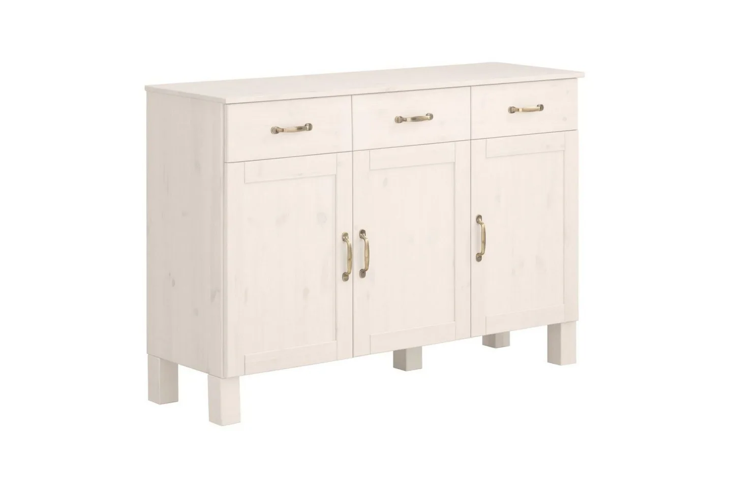 Skänk Alby 125x38x85 cm, Vit - 125x38x85 cm, Vit