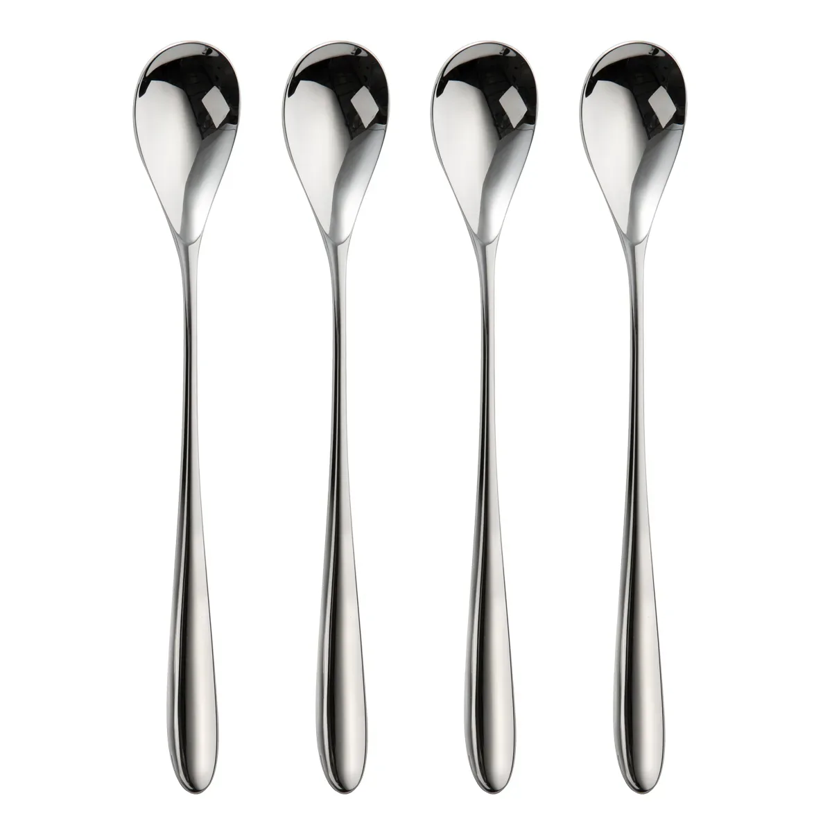 Robert Welch Bourton Bright lattesked 4-pack Rostfritt stål