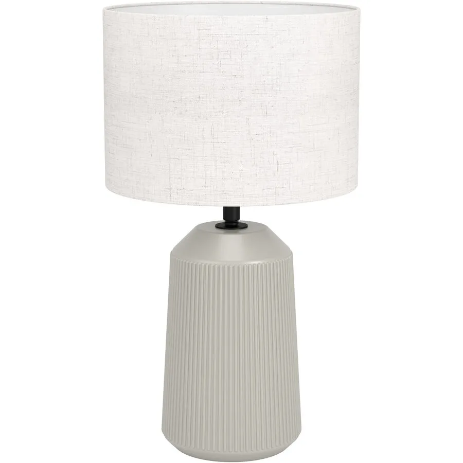 Eglo Tischlampe Capalbio Beige 41 cm - Farbe: sand - Material: Keramik
