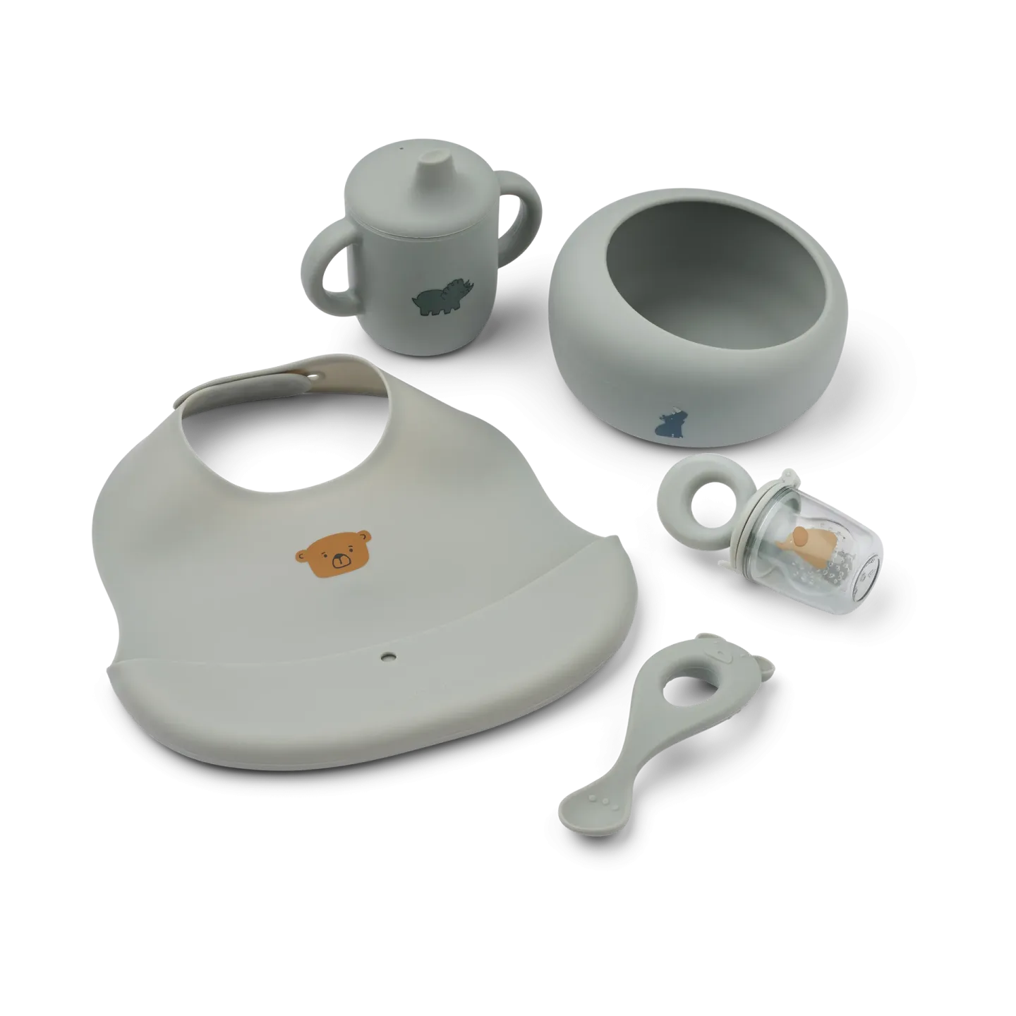 Liewood Mileah baby mealtime Set Dove blue