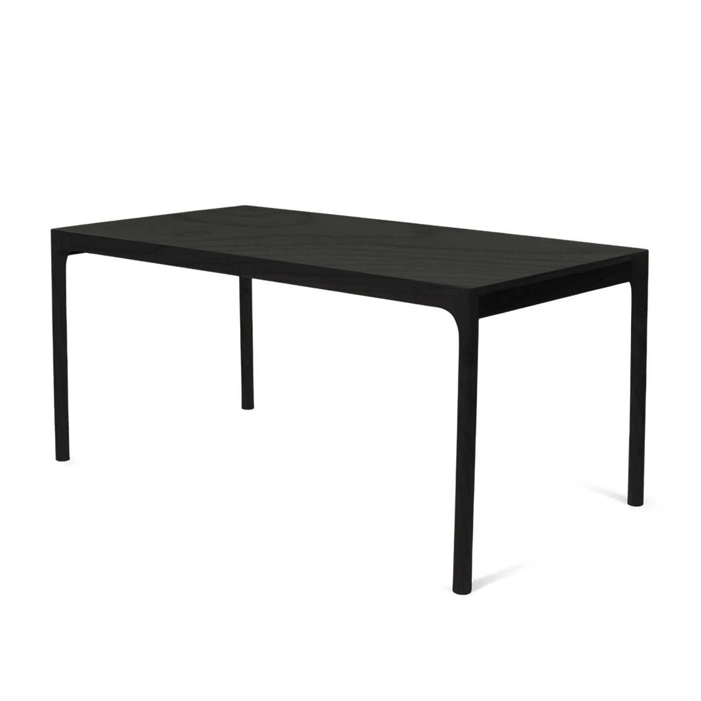 Zanat - Unna Table, 180, Lönn, Svartbetsad lönn - Matbord - Monica Förster - Svart - Trä
