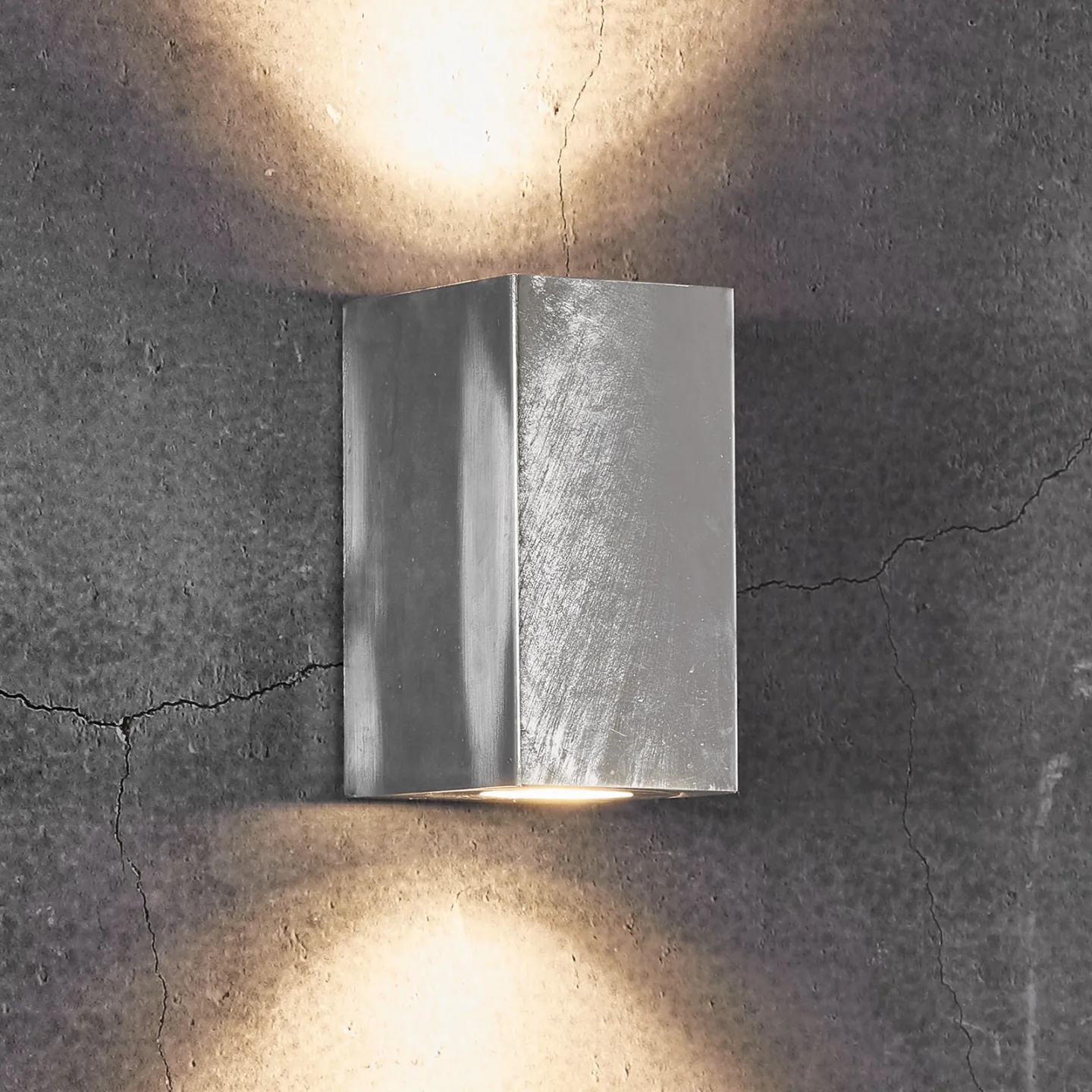 Canto Maxi Kubi 2 vegglampe Galvanised - Nordlux - Moderne - Metall - Med flere lyskilder