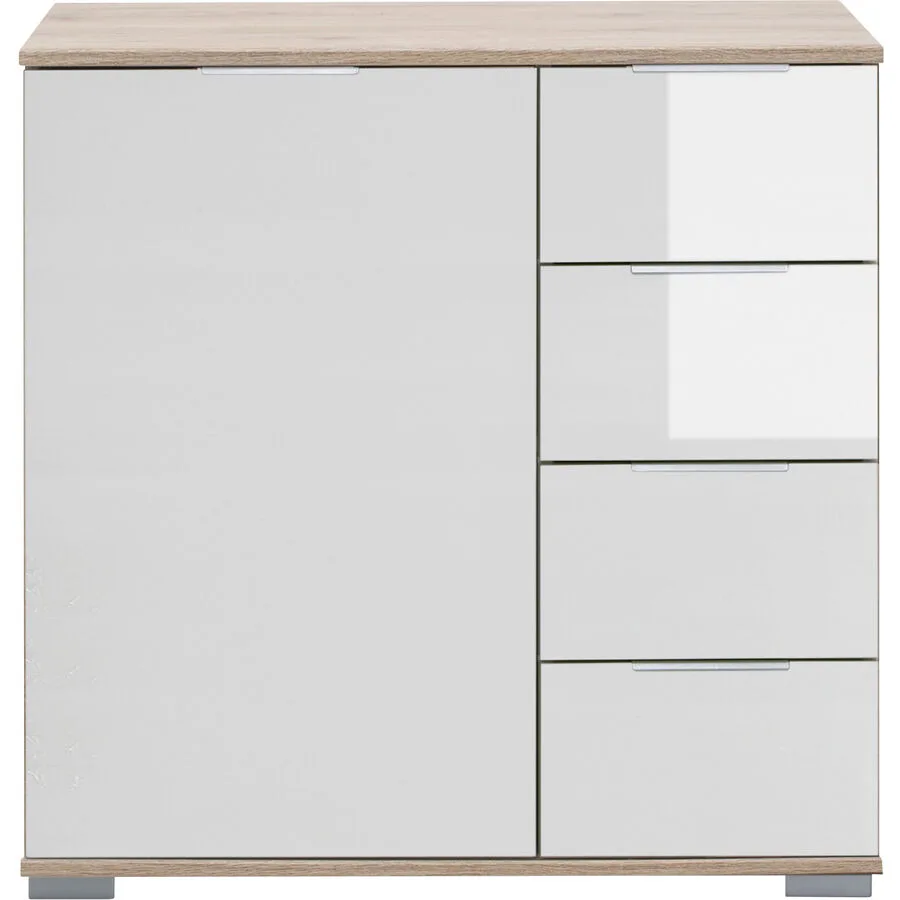 Kommode Peyton C weiss Holzwerkstoff B 81 H 83 cm