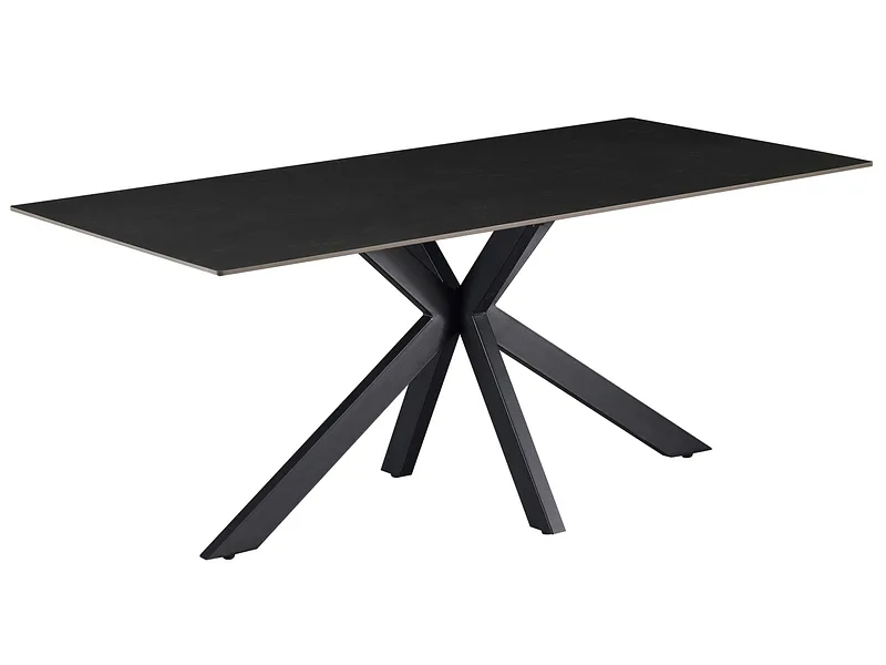 Tisch GLADYS 180x90x76cm schwarz