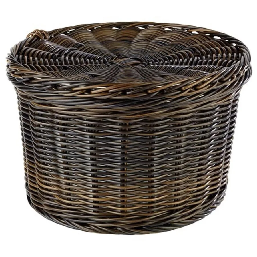 Aps schwarz/braun Polypropylen, mit Edelstahldraht im Rand D 26 cm