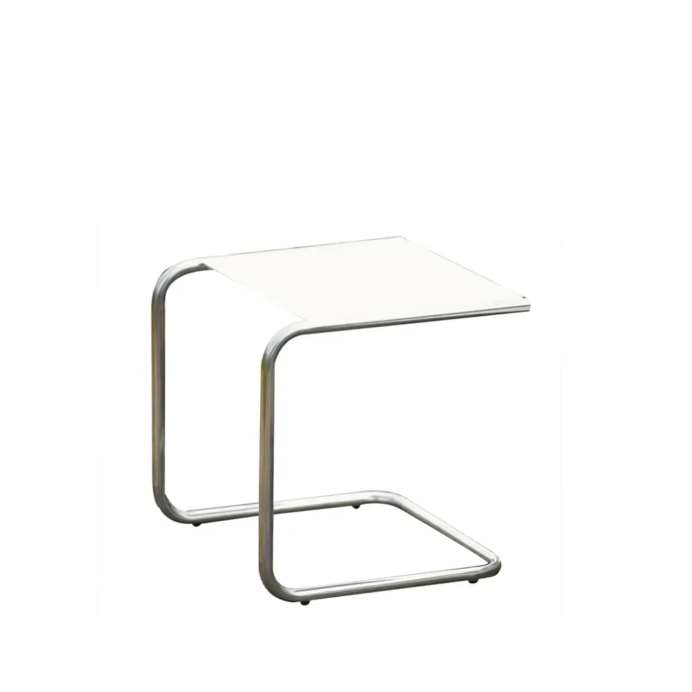 Fiam Club sidobord vit, aluminiumstativ