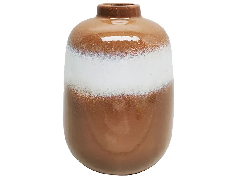 Vase OTTIS 15.5x15.5x23.8cm braun