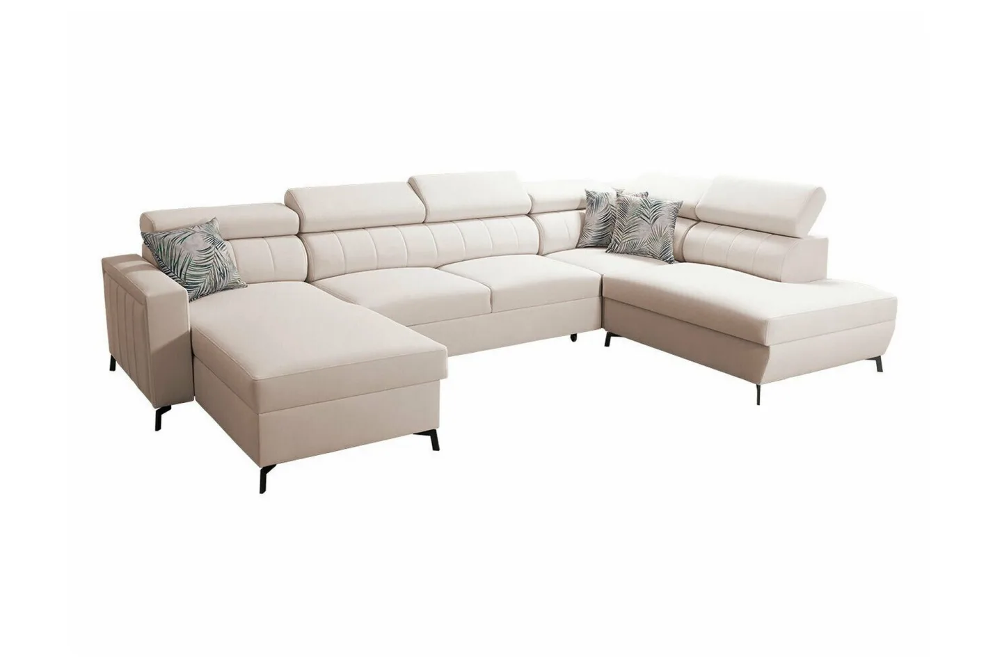 Galbally 5-sits Hörnbäddsoffa Beige/Light beige -