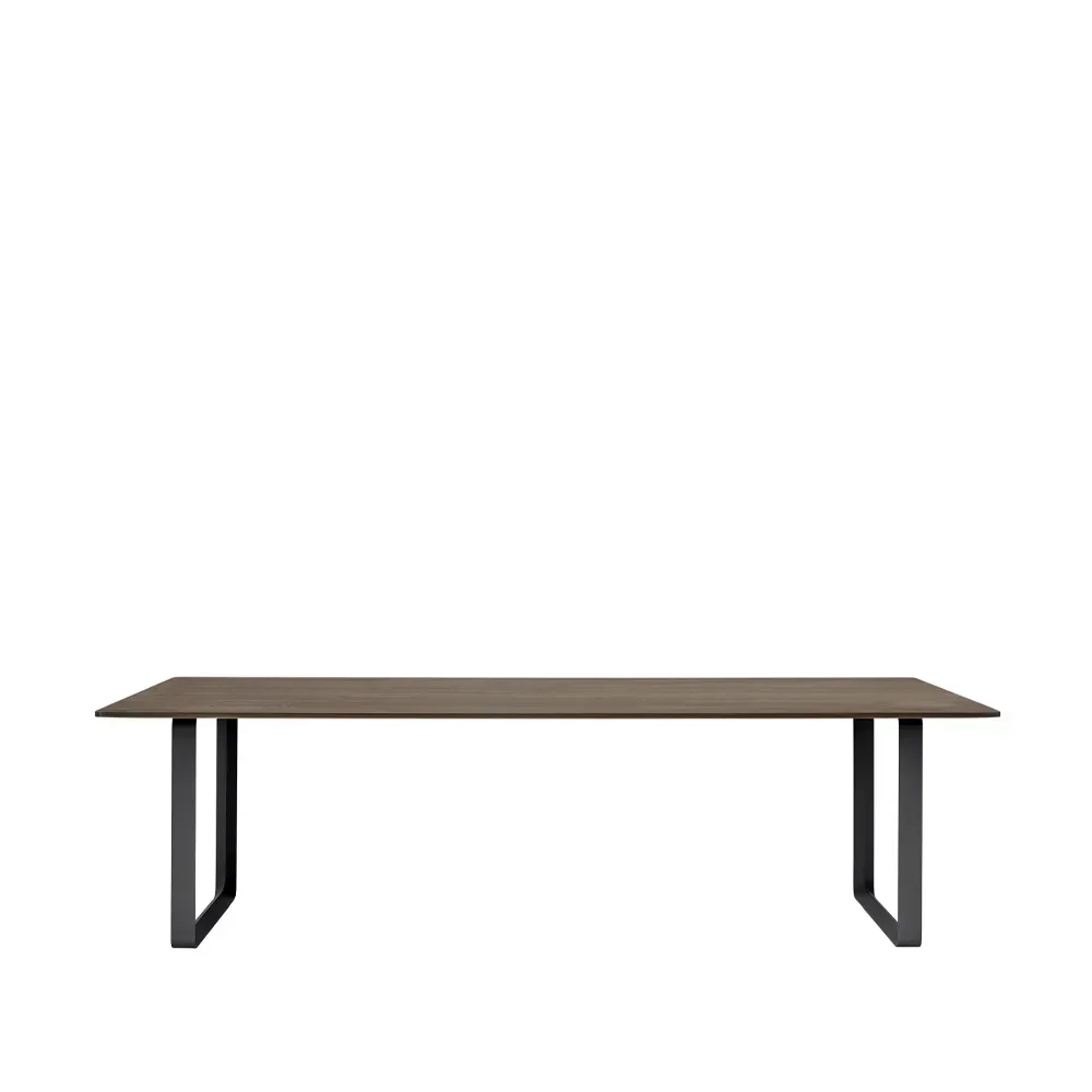 Muuto 70/70 Esstisch 255 x 108cm Solid Smoked oak-Black