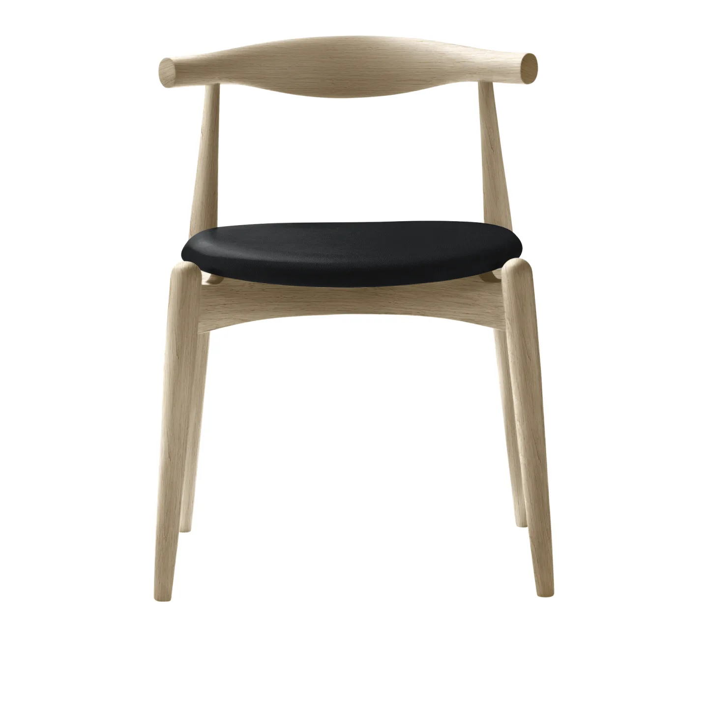 Carl Hansen - CH20, Tvålad Ek, Lädergrupp A Loke - 7150 - Matstolar - Hans J. Wegner - Träfärgad - Trä